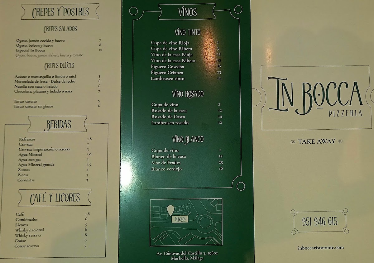 Menu In Bocca Marbella-8